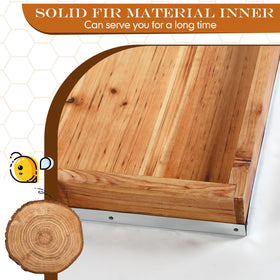 Colingmill bee hive cover wooden frame detail illustrating sturdy construction