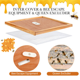 Colingmill entrance reducer controls bee traffic for temperature stability.
