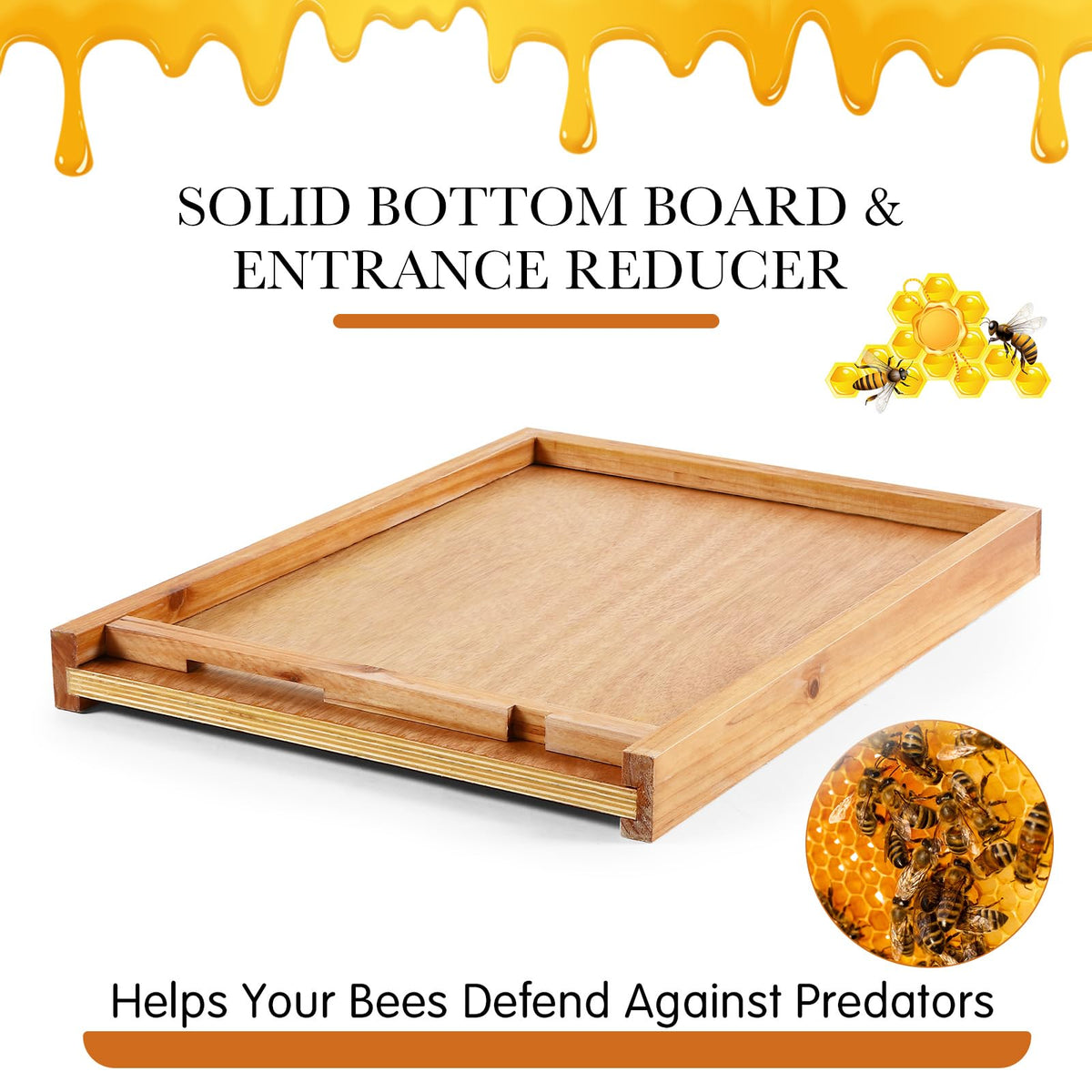 Colingmill queen excluder helps brood management while keeping honey frames accessible.