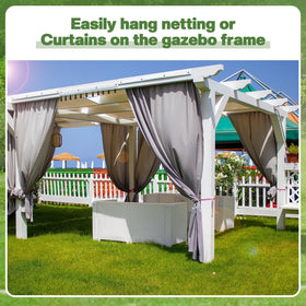 Colingmill versatile hook supports indoor and outdoor curtain applications