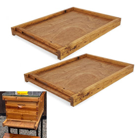 Colingmill wax-dipped bottom board for 10-frame hives improves airflow and stability