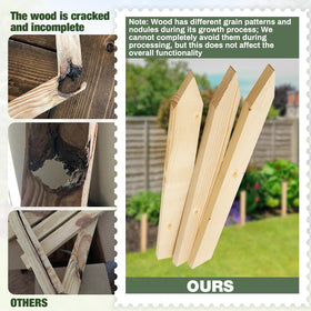 Colingmill yard and farm stake doubles as a clear project marker.