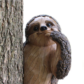Colomix Sloth Tree Hugger perched on a tree adds whimsy to your yard