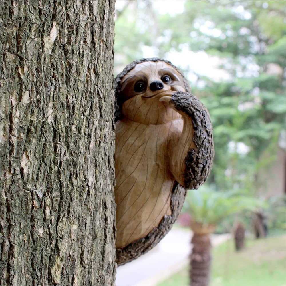 Colomix Sloth Tree Hugger enhances porches, lawns, and patios