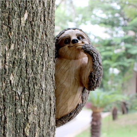 Colomix Sloth Tree Hugger enhances porches, lawns, and patios