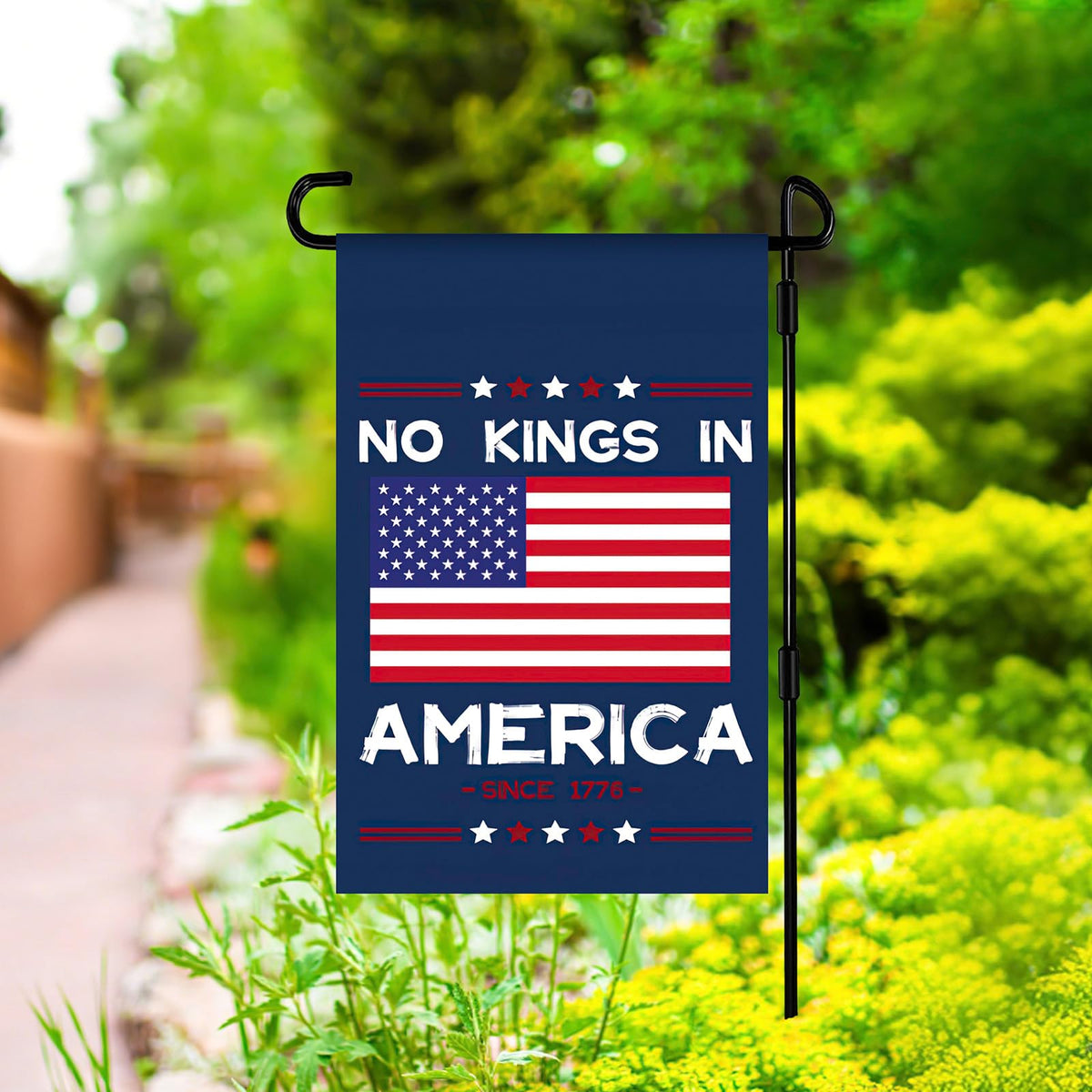 Colorato porch garden flag ideal for outdoor decoration on porches.