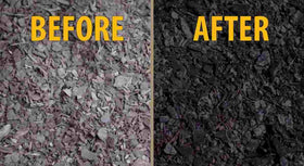 COLORBACK Wood-chip mulch refresh restores color on organic and inorganic mulch types.