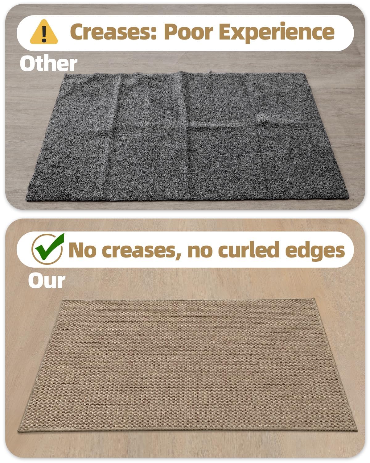 Color&Geometry door mat easy to wash and rinse, quick to dry.