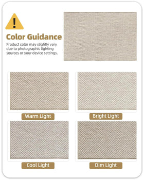 Color&Geometry front door mat absorbs light moisture while staying low-profile