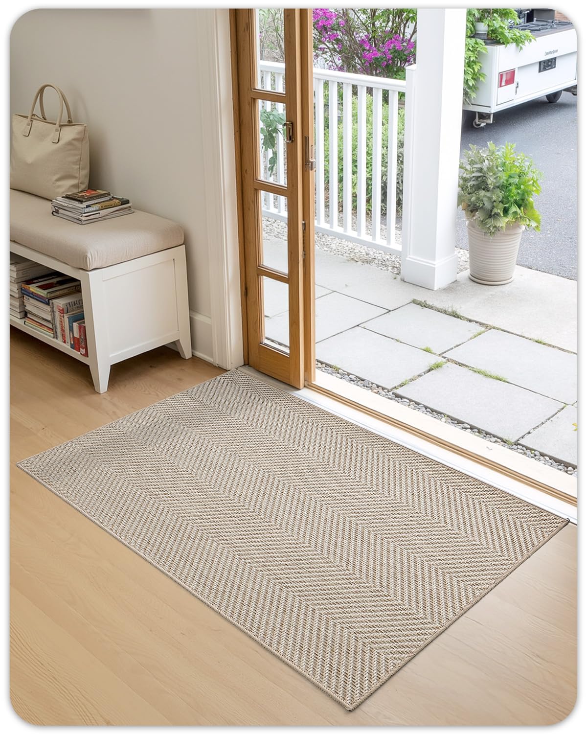 Color&Geometry durable entryway mat handles busy households with confidence