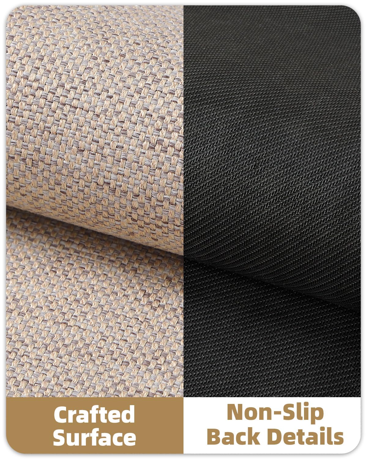 Color&Geometry indoor-outdoor mat handles all weather conditions.