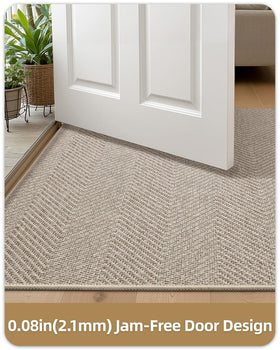 Color&Geometry non-slip bottom prevents sliding on high-traffic floors