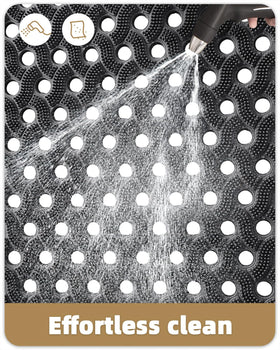 Color&Geometry gentle wave texture cleans shoes while massaging bare feet.