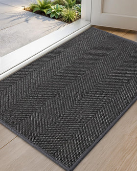 Color&Geometry Ultra Thin Door Mat 32x48 adds stylish entry protection.