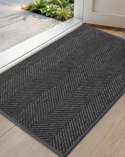 Color&Geometry Ultra Thin Door Mat 32x48 adds stylish entry protection.