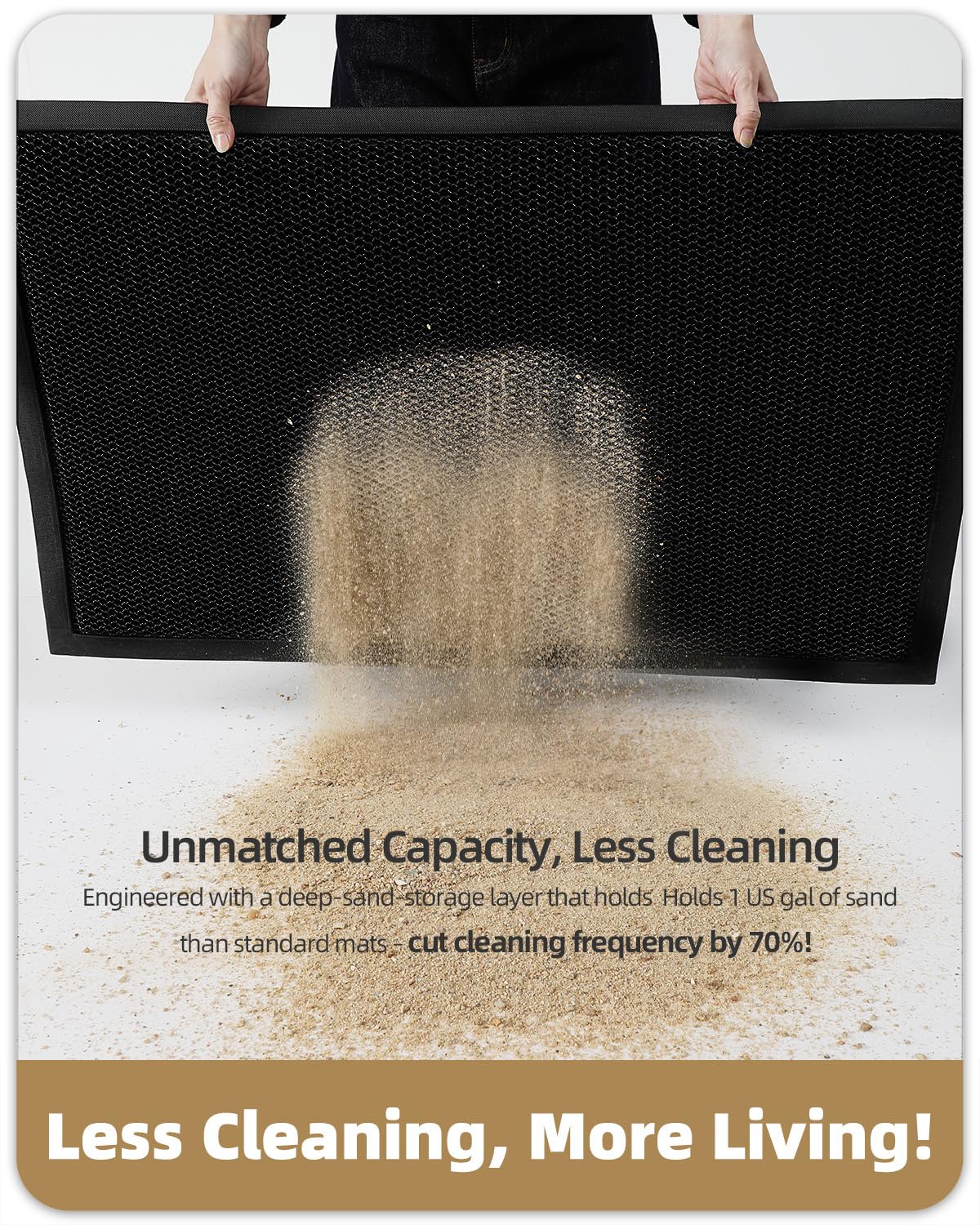 Color&Geometry ultra-thin 0.39-inch profile preserves door clearance.