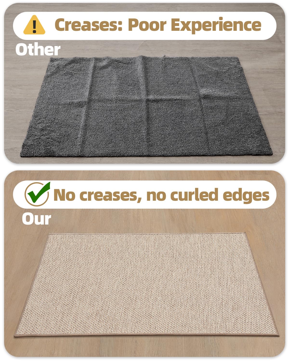 Washable doormat ready for hose rinse and air-dry.