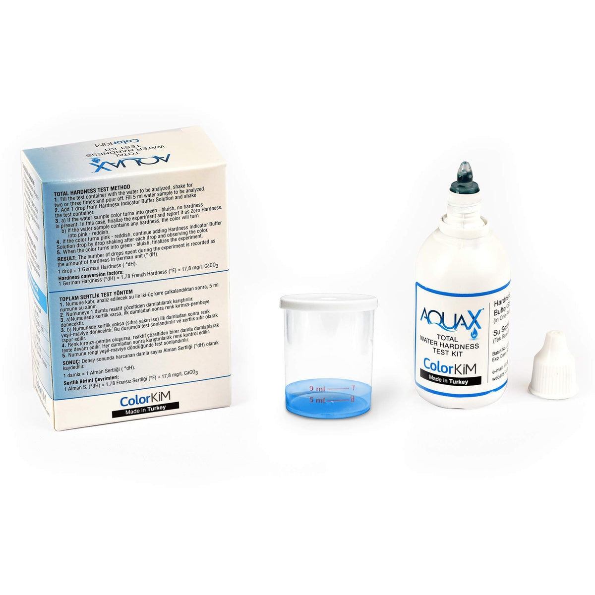 ColorKiM AQUAX color-change readout guides accurate results in seconds