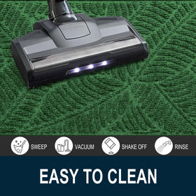 Easy cleaning with vacuum, sweep, or hose rinse for quick refresh.