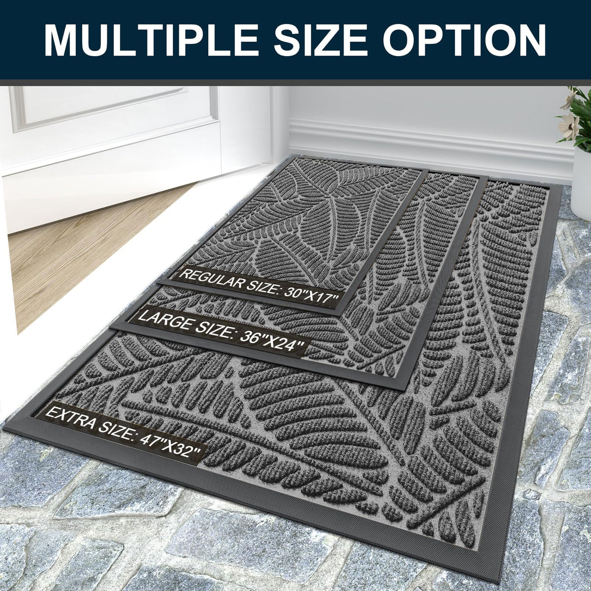 Colorxy mat cleans easily by vacuuming, brushing, or rinsing with a hose.