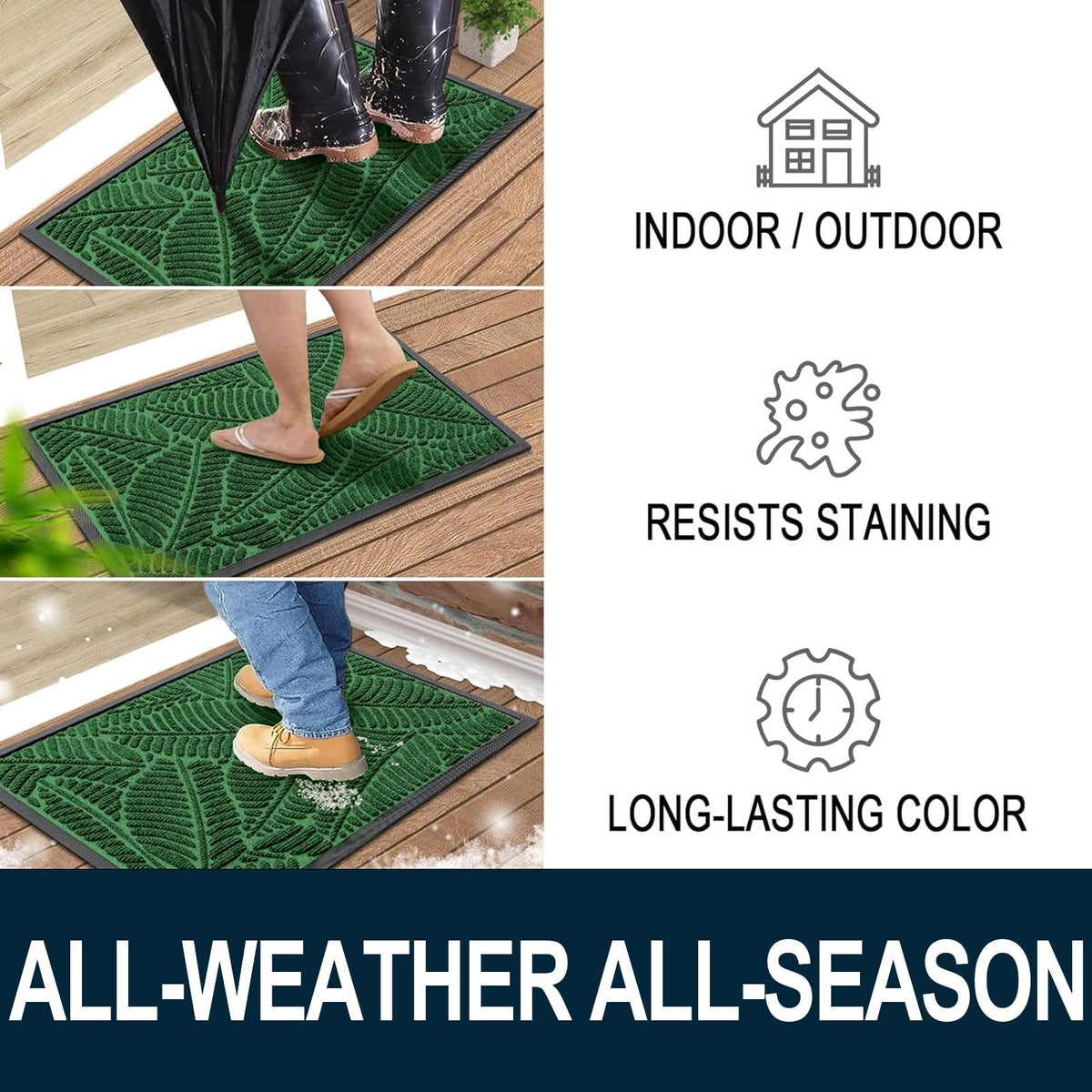 Fade-resistant Colorxy surface endures sun and rain for lasting appeal.