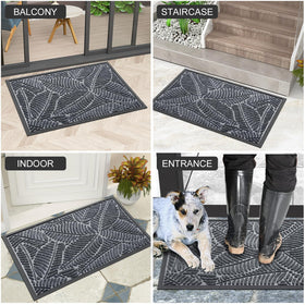 Colorxy multi-purpose door mat suitable for indoor and outdoor use.