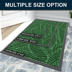 Low-profile 0.20-inch edge slides under doors smoothly for easy passage.