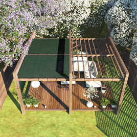 ColourTree 6-foot fit on standard fences ensures proper height alignment.