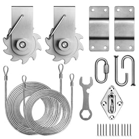 ColourTree winch hardware kit for secure triangle shade sails with easy tensioning