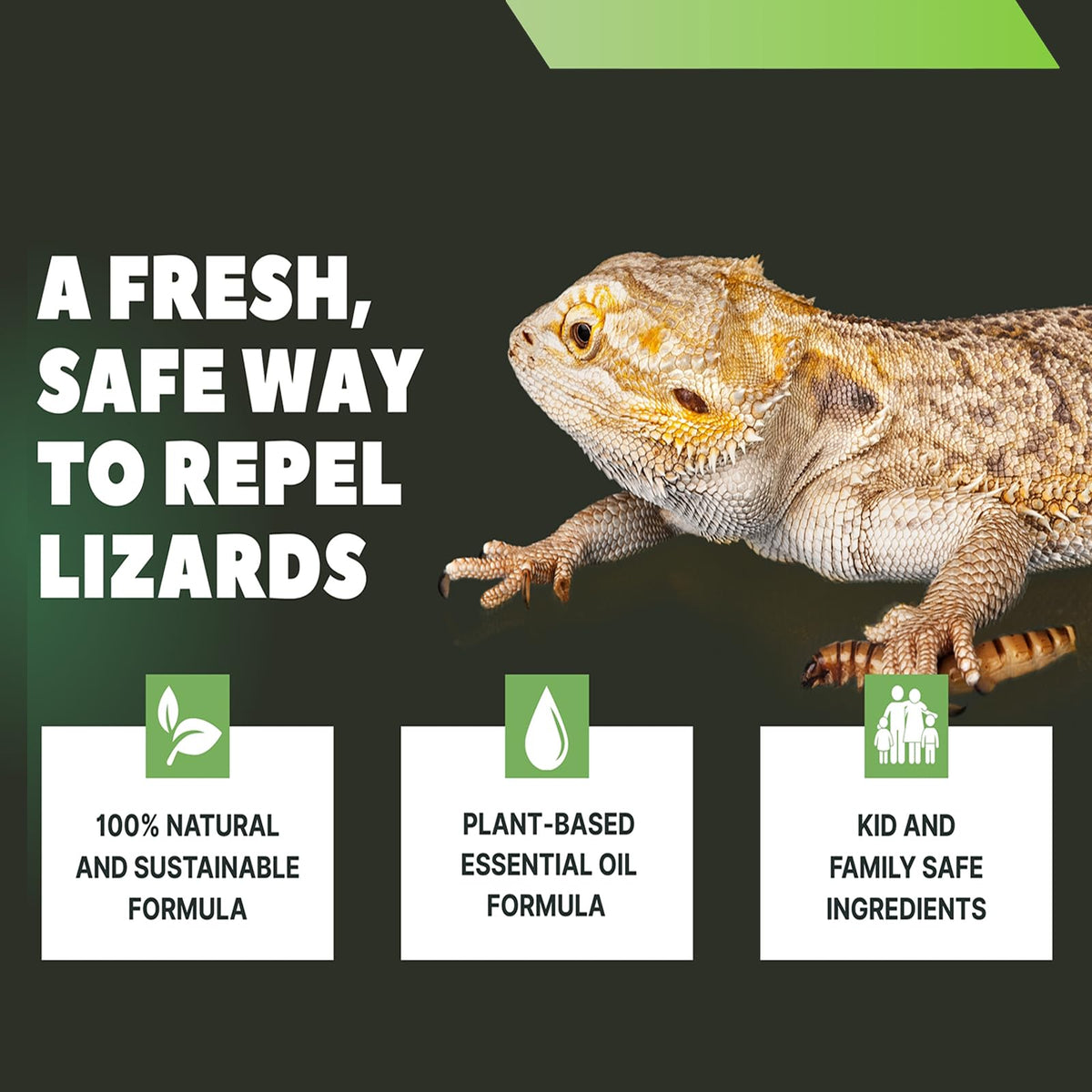 Colton's Naturals made-in-USA lizard deterrent with premium ingredients