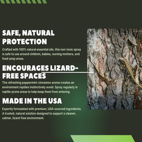 Colton's Naturals lizard spray for indoor and outdoor use with fresh aroma