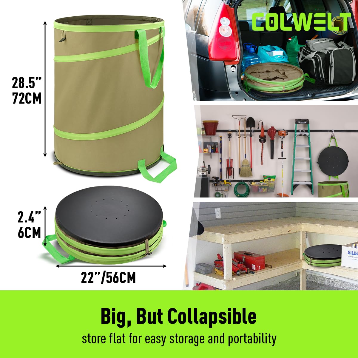 Colwelt drain holes in base prevent water pooling.