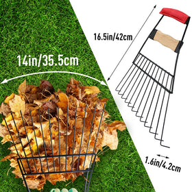 Colwelt steel leaf scoop back-saving design reduces bending
