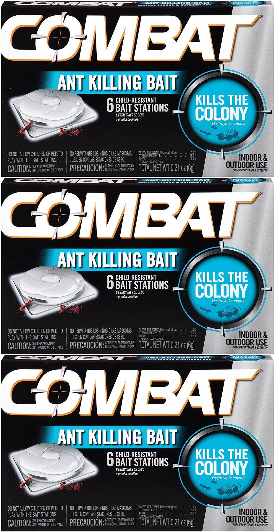 Combat Ant Killing Bait Stations 18-pack for effective home ant control