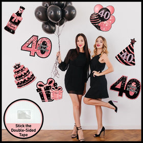 ComboJoy 40th banner frames the celebration with bold style.