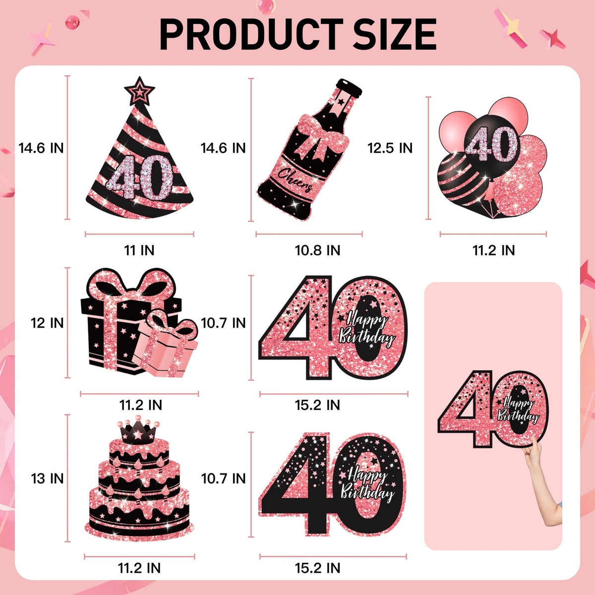 ComboJoy versatile decor for outdoor yard displays and indoor backdrops.