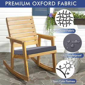 Comcaver cushion dimensions 24x24x4 inches fit standard outdoor chairs.