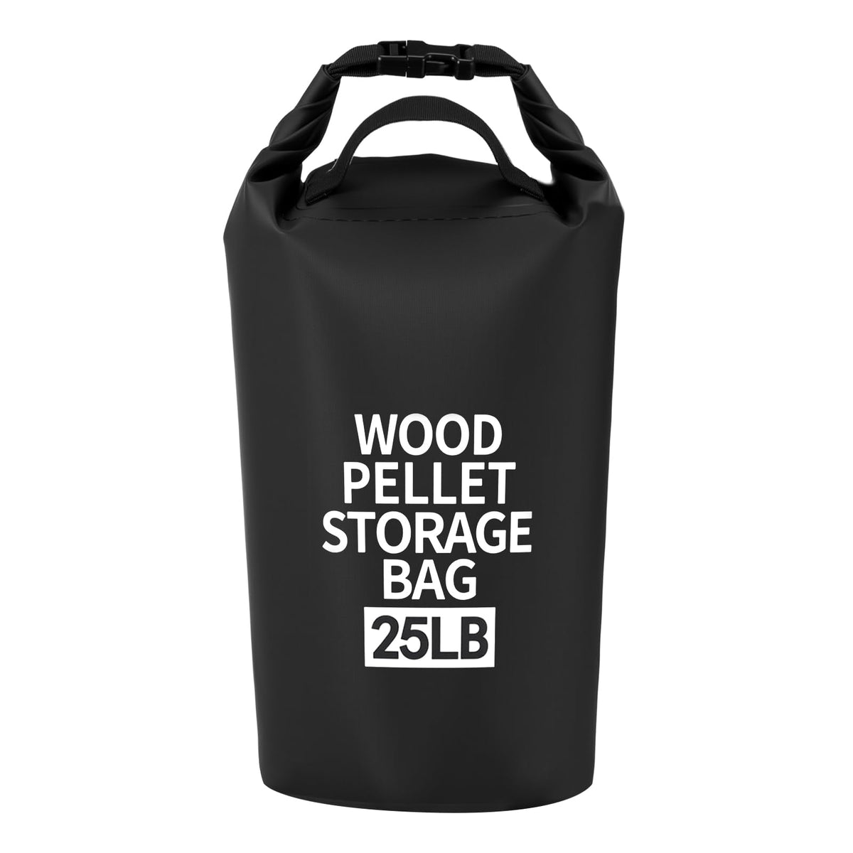 ComfyKit 25lb pellet storage bag holds up to 25 lb of fuel for easy BBQ prep.