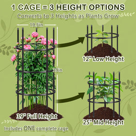 ComfyKit 3-tier stackable design enabling scalable plant support as growth progresses.