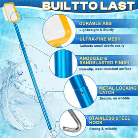 ComfyKit detachable fine mesh net traps small debris easily.