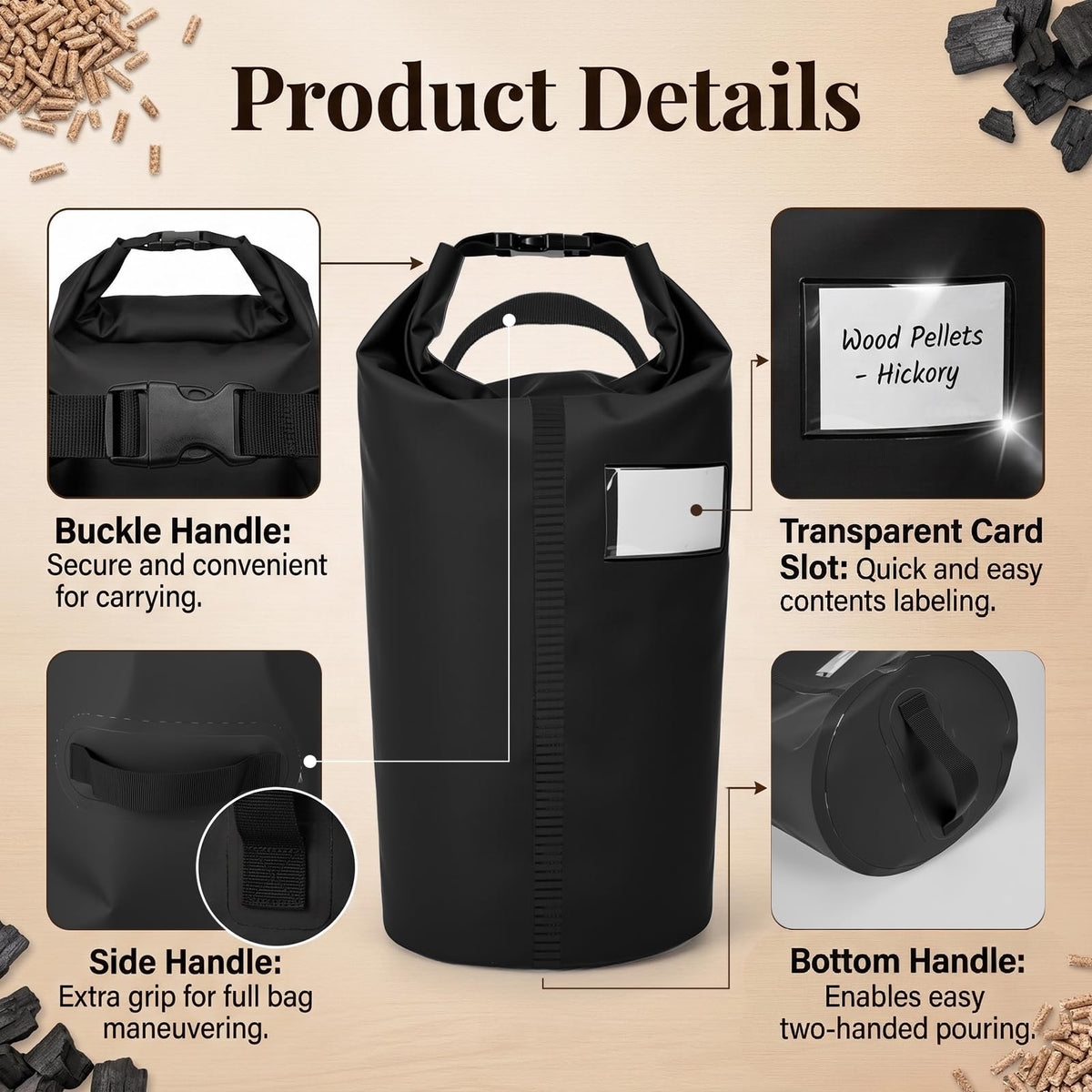 ComfyKit dual-handles for easy lifting and mess-free pouring.