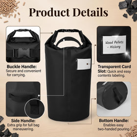 ComfyKit dual-handles for easy lifting and mess-free pouring.