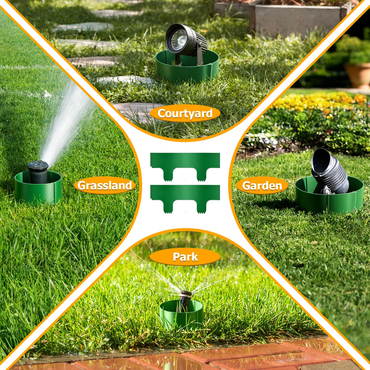 ComfyKit garden path protector blends with greenery for discreet protection.