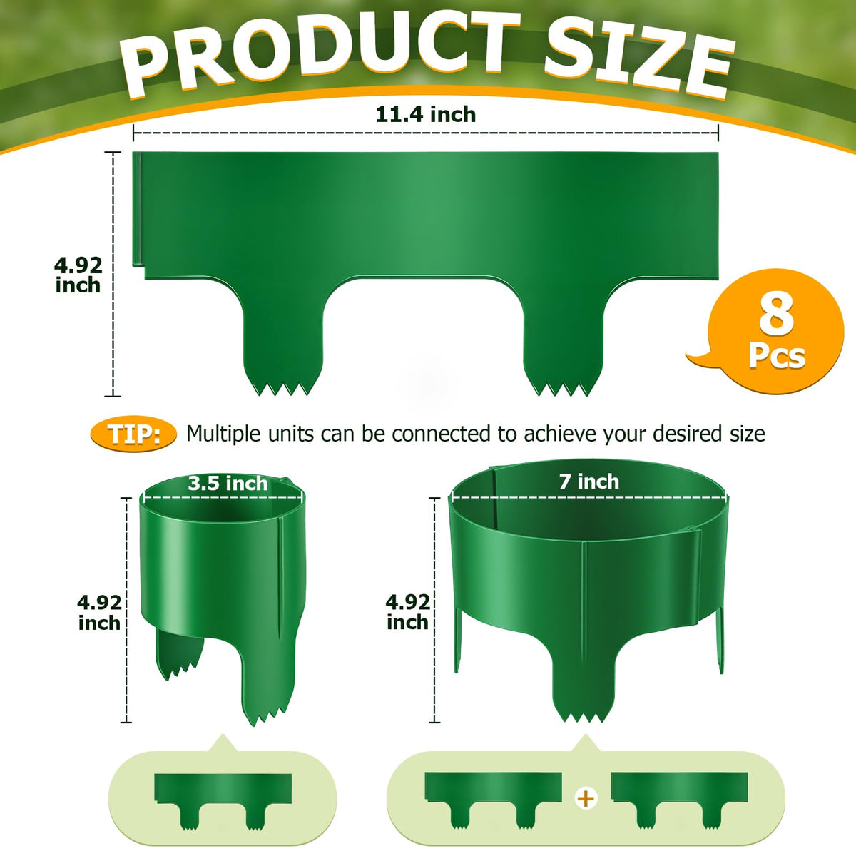ComfyKit lawn light protector ring providing dual-use garden protection.