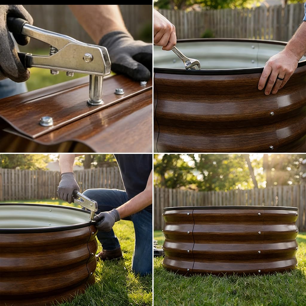 COMHOMA includes gloves and tools for quick, easy setup