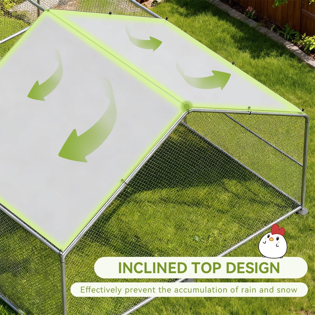 COMHOMA weather-ready outdoor coop for year-round use.