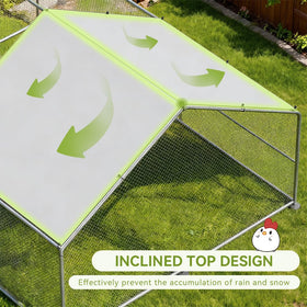 COMHOMA weather-ready outdoor coop for year-round use.