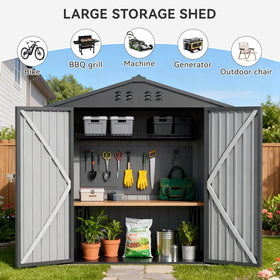 COMHOMA double-doors lockable design enables easy, secure access