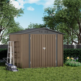 COMHOMA shed lockable doors ensure tool security and prevent unauthorized access