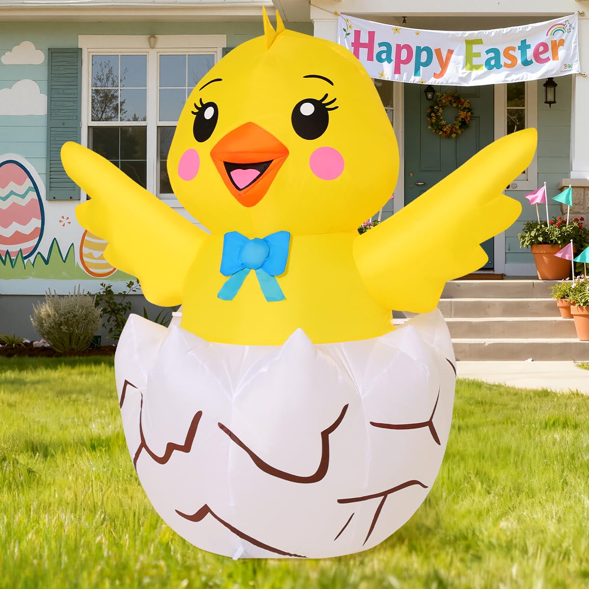 COMIN Easter Chick inflatable waterproof fabric supports all-weather use